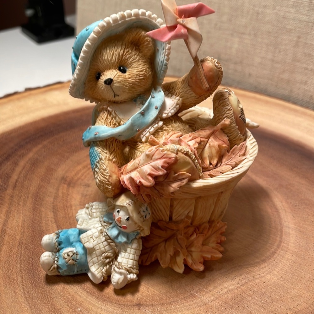 Cherished Teddies collectibles. “Falling for you”